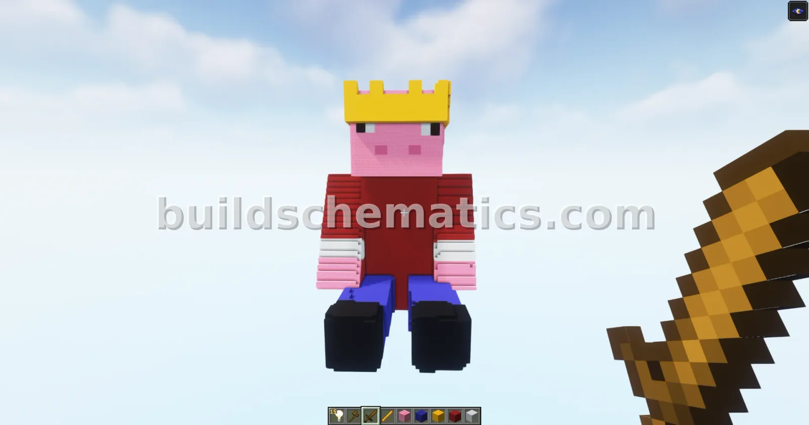 Youtuber Statue 3D Minecraft