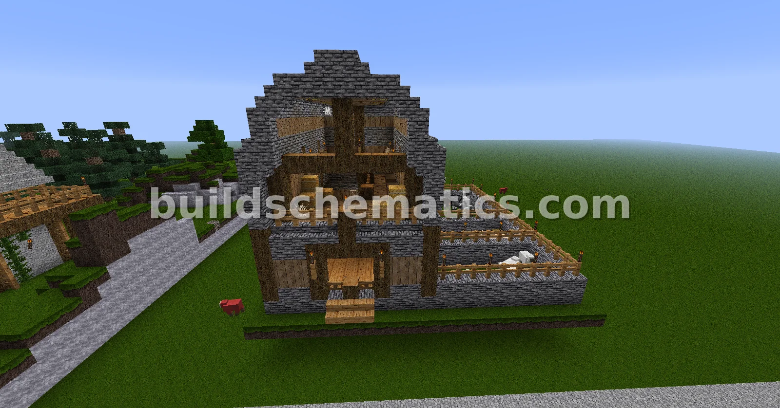 Medium Barn with Hay Loft