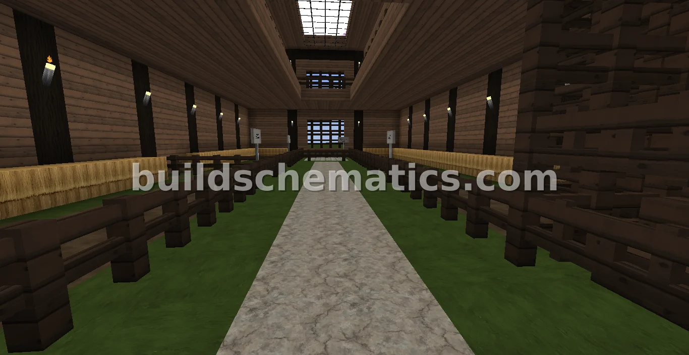 Medium Two-Story Barn With Multiple Stalls — view 3