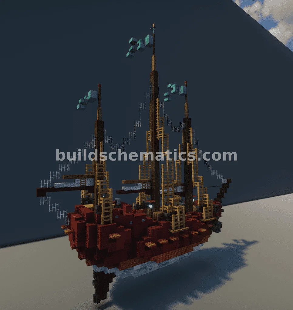 Medieval Ship Decoration — view 3