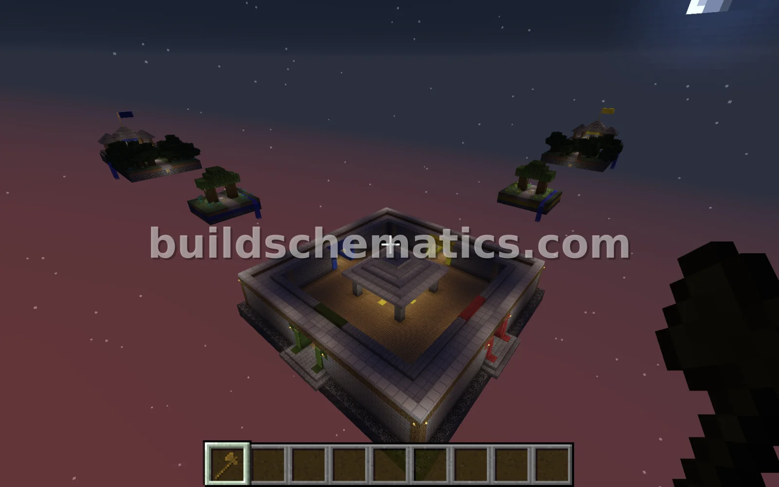 Little Forest Bedwars Map Schematic — view 2