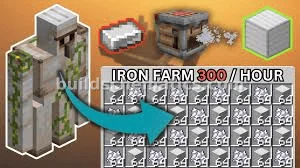 Iron Farm With Autocrafter