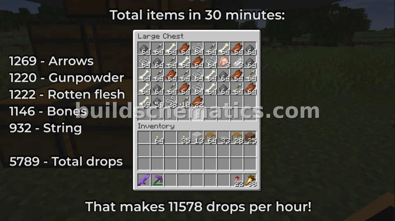 All Mob Farm Schematic — view 2