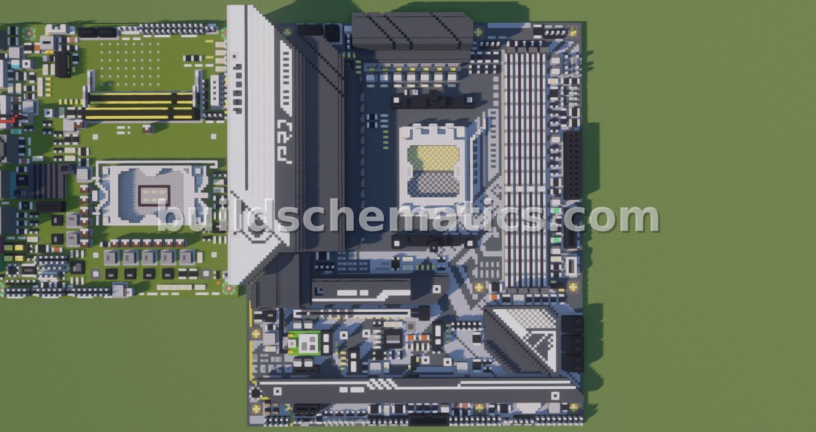ASRock X670E Pro RS Motherboard Pixel Art — view 2