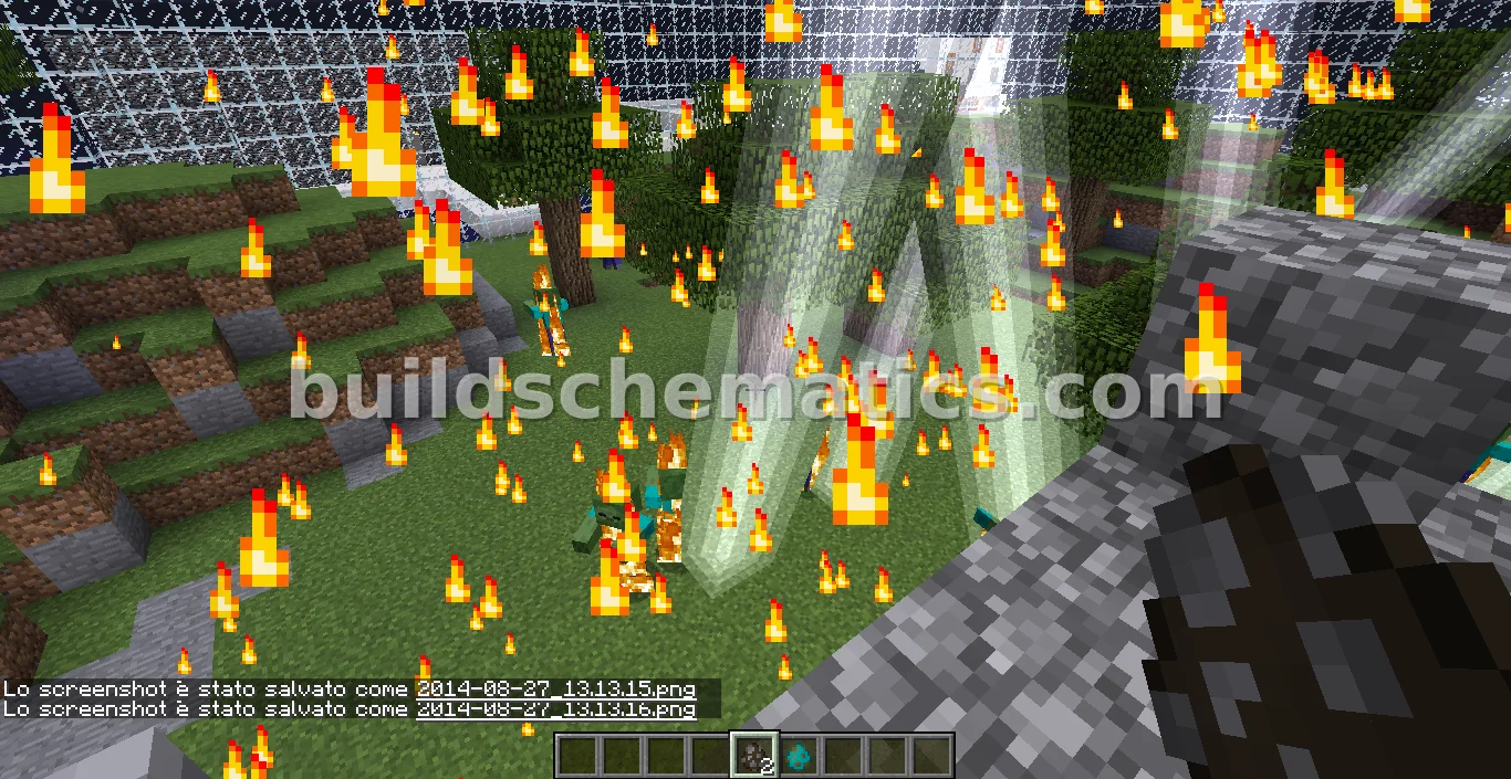 Lightning Storm Command Block System — view 2