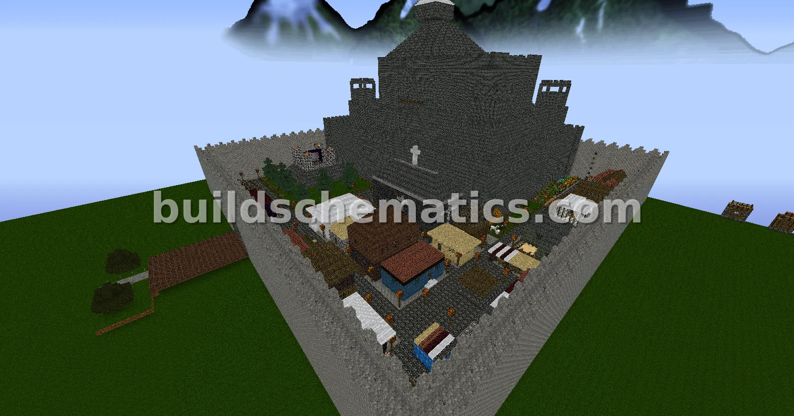 Massive Castle With City Structure — view 4
