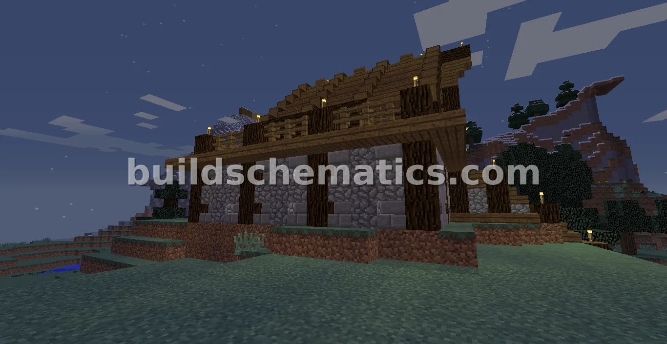 Skyrim Style Lumber Mill — view 2
