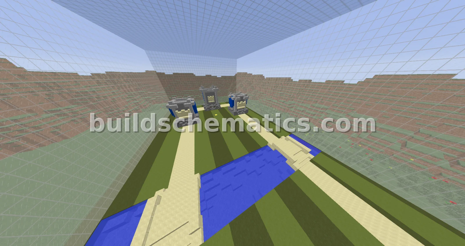 Clash Royale 1v1 Arena Map — view 3