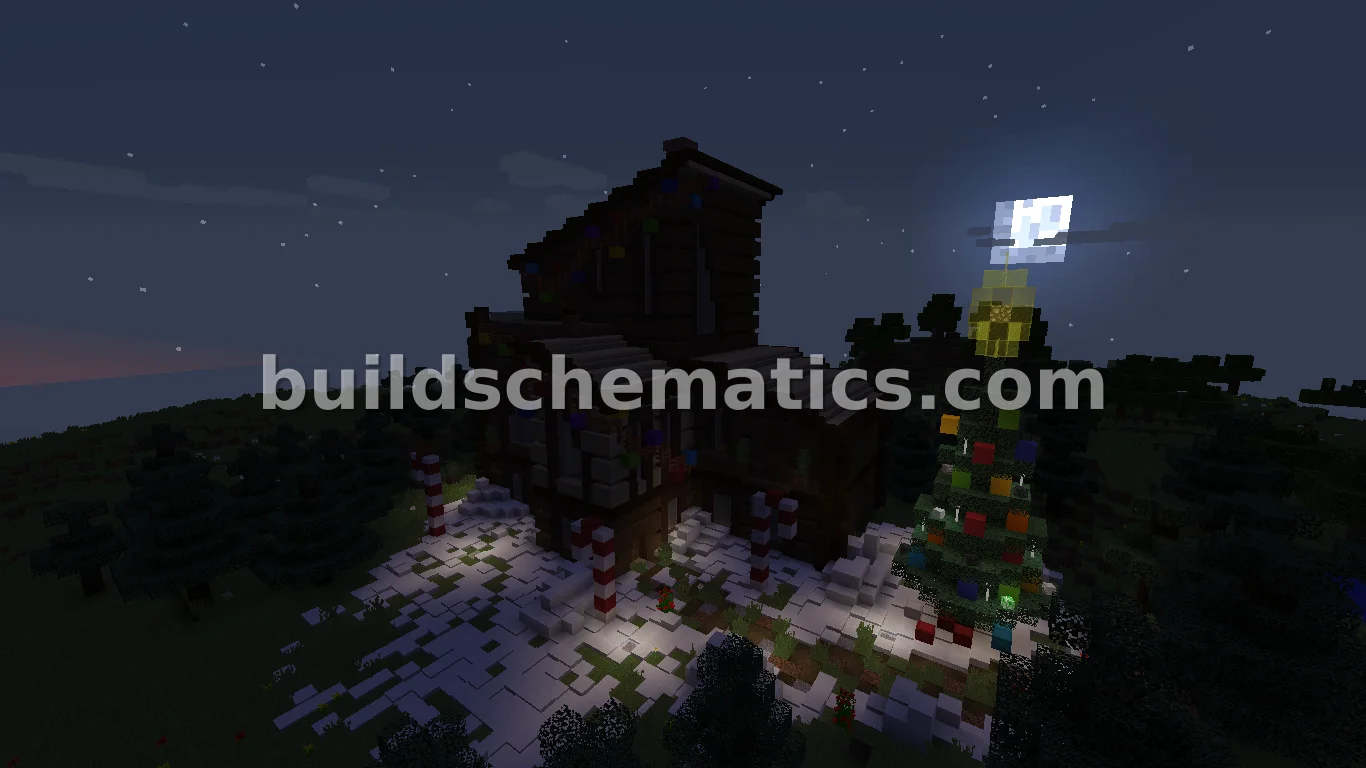 Modern Christmas House — view 3