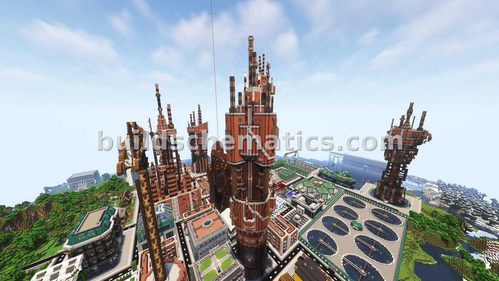 Steampunk Skyscraper Model 4 — view 3