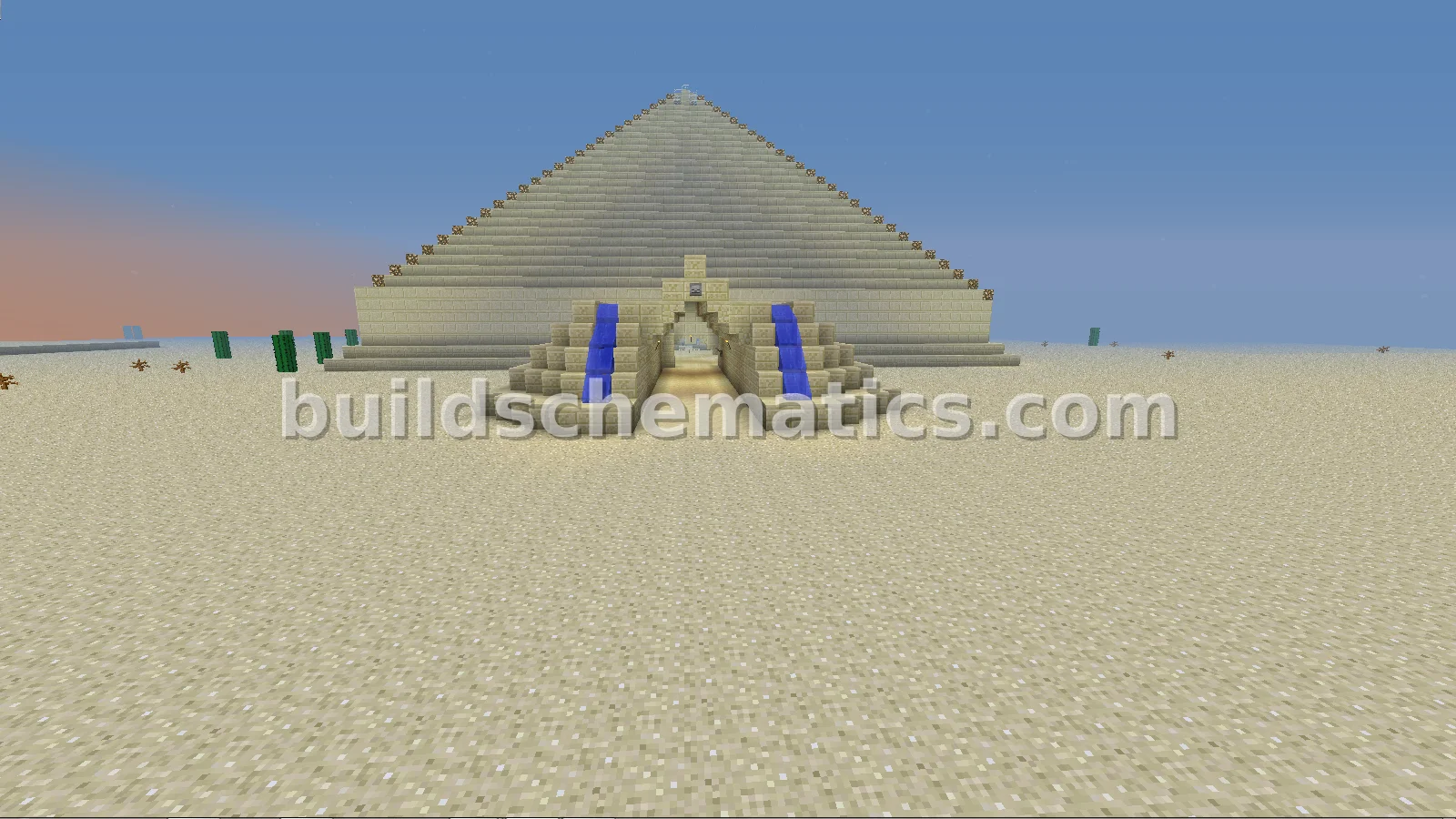 Ancient Pyramid Complex with Underground Dungeon — view 3