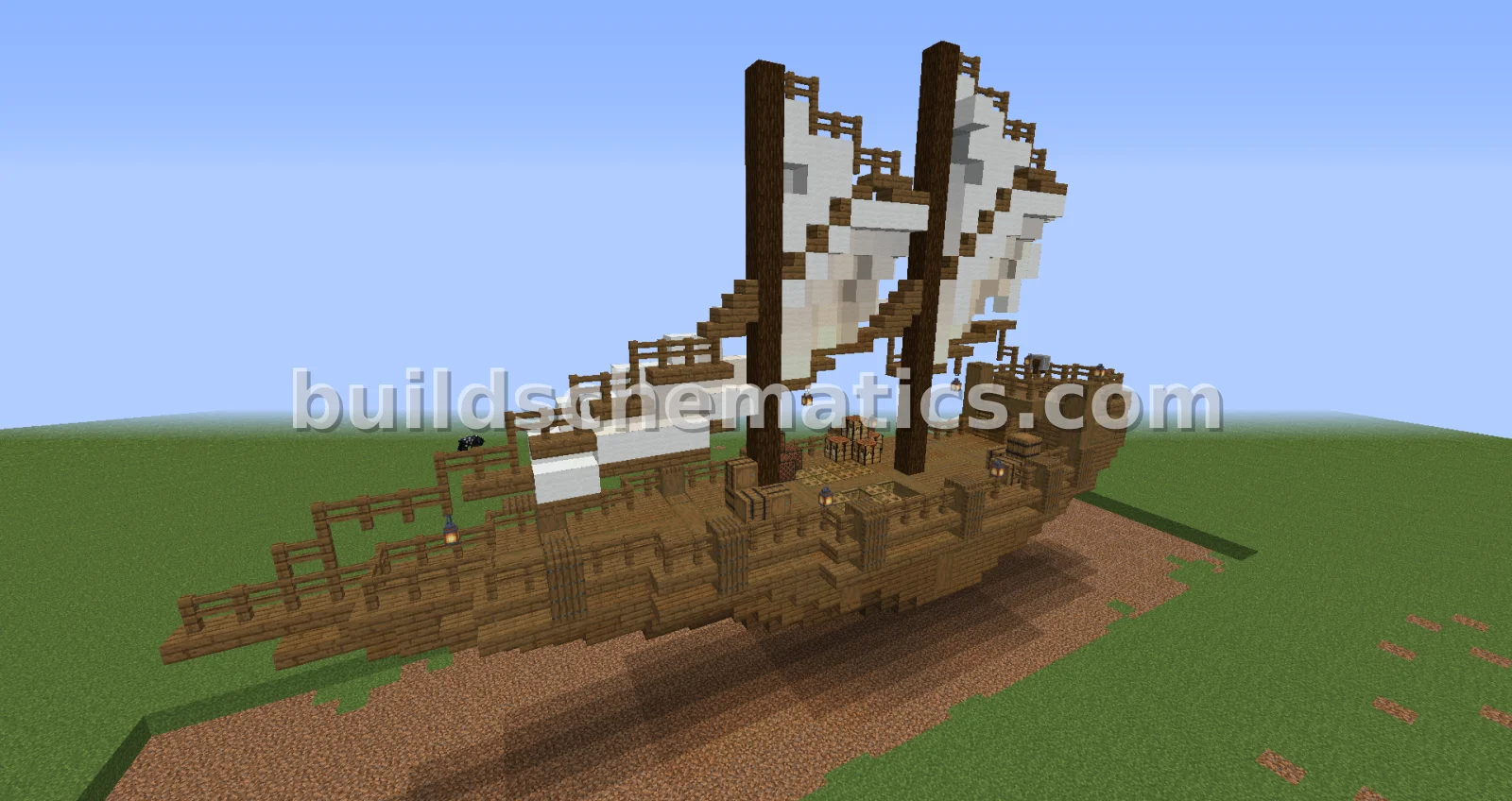 Medieval River Boat — view 2
