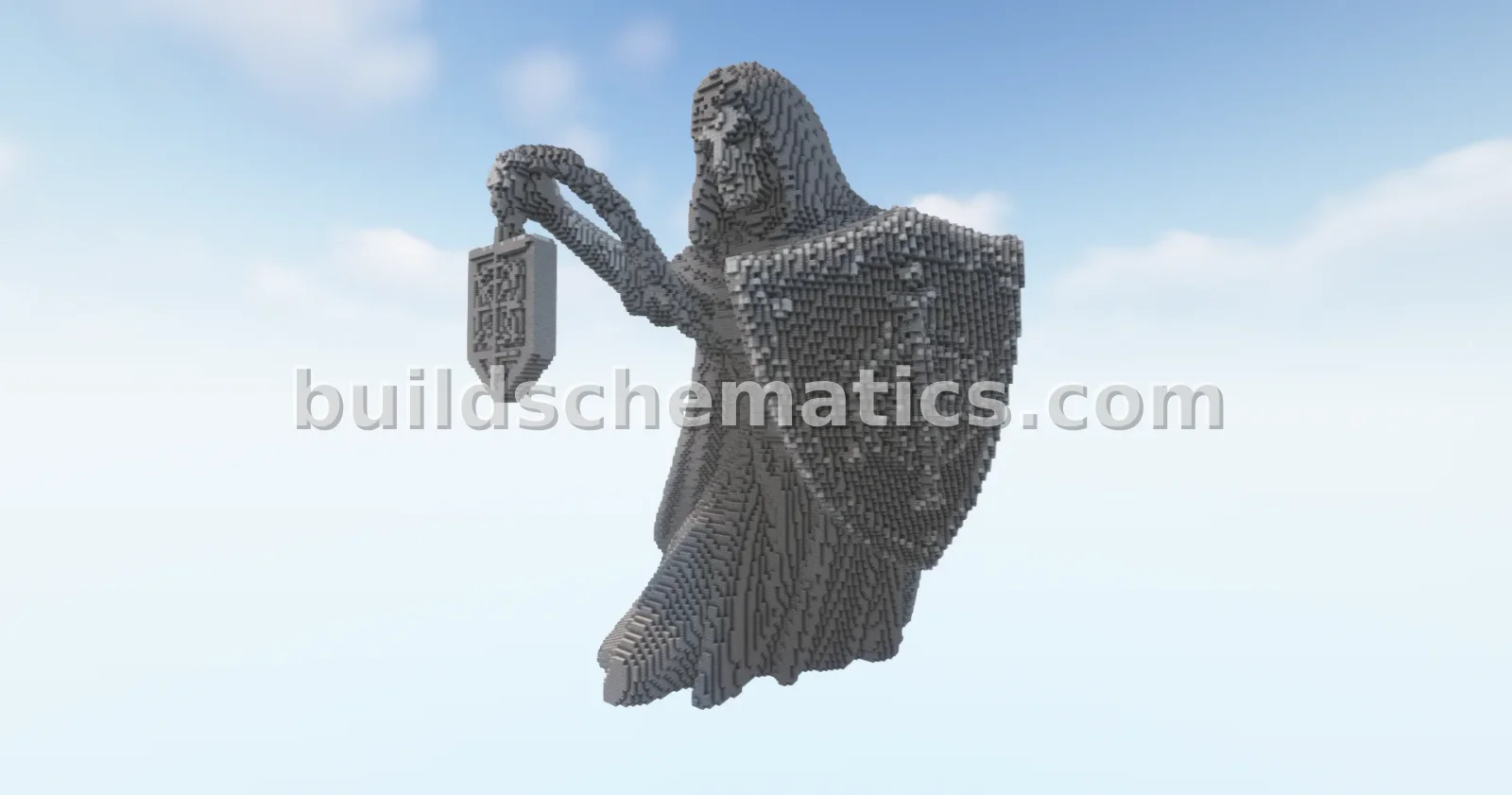 Gothic Statue Minecraft Build — view 4