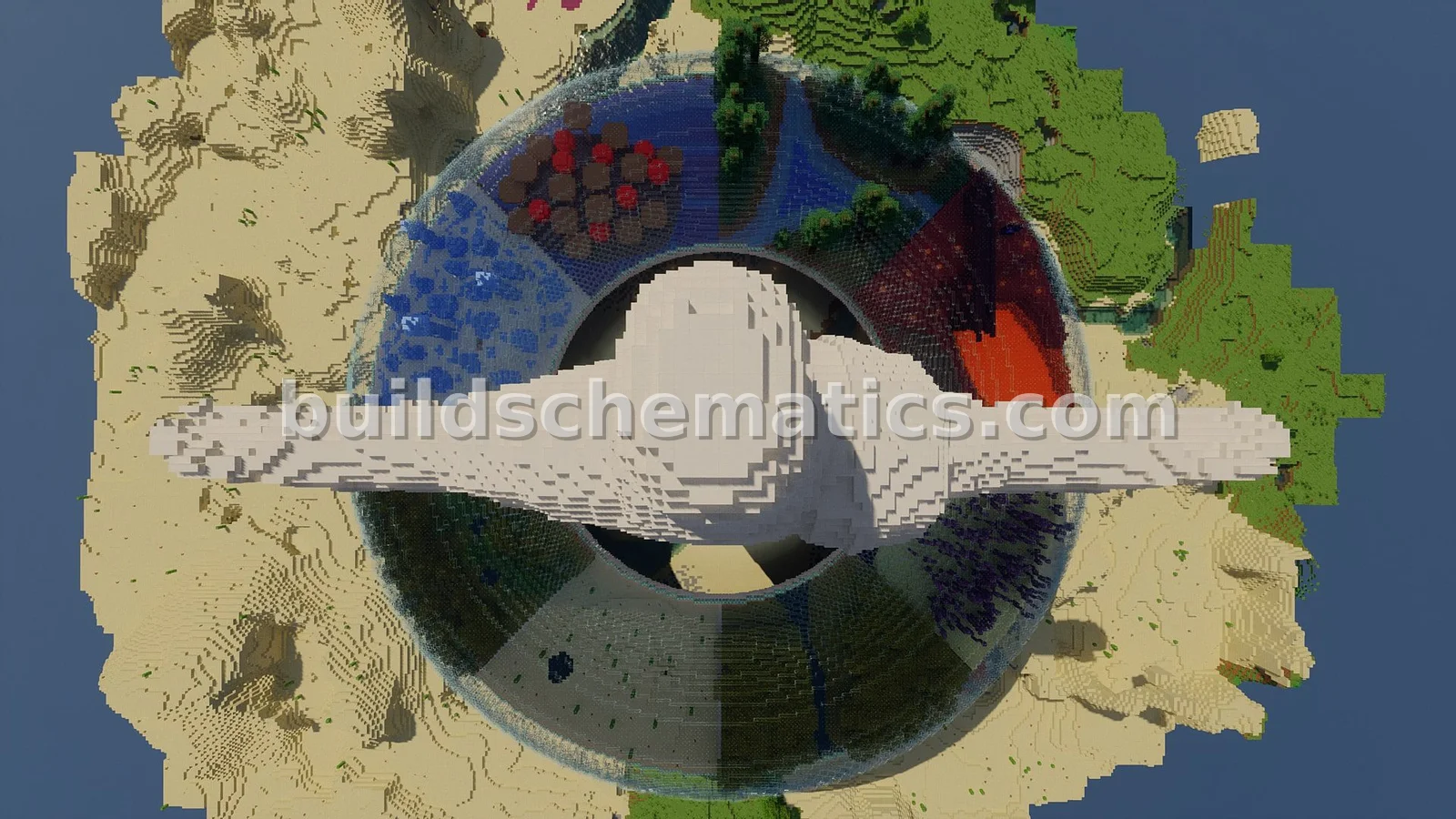 2b2t Jesus Donut Structure — view 2