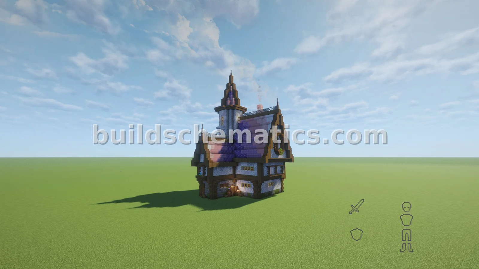 Medieval Fantasy Tower House — view 3