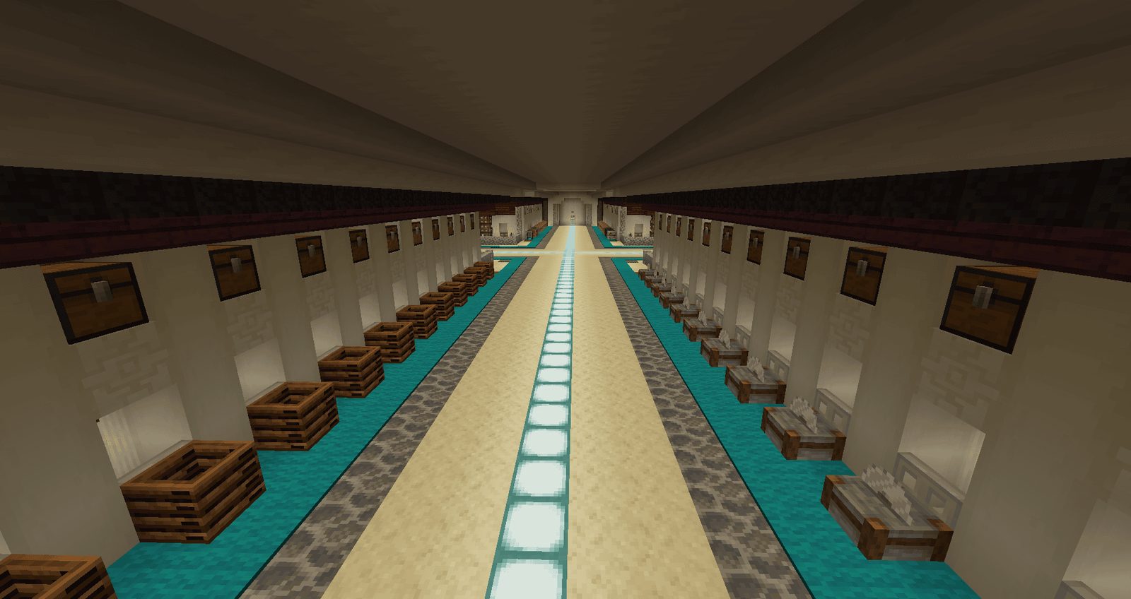 Compact Technical Survival Base with Integrated Trading Hall — view 4