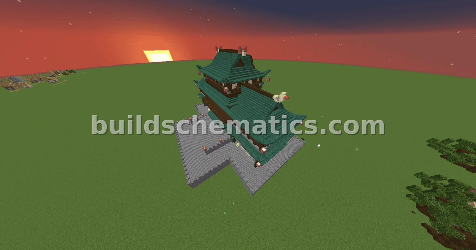 Japanese Fortress Castle — view 2