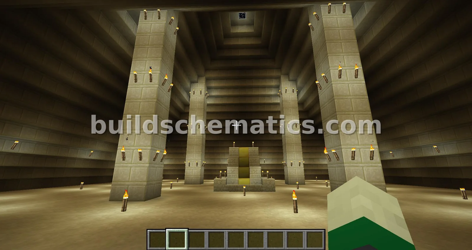 Ancient Egyptian Pyramid Structure — view 3