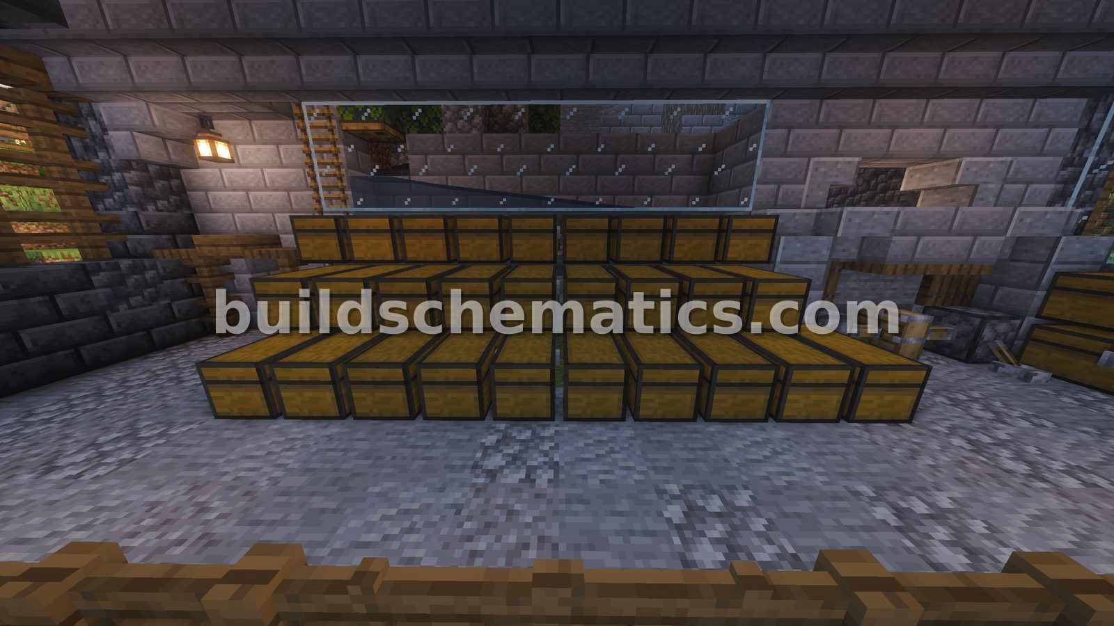 Decorated Stone Farm Build — view 2