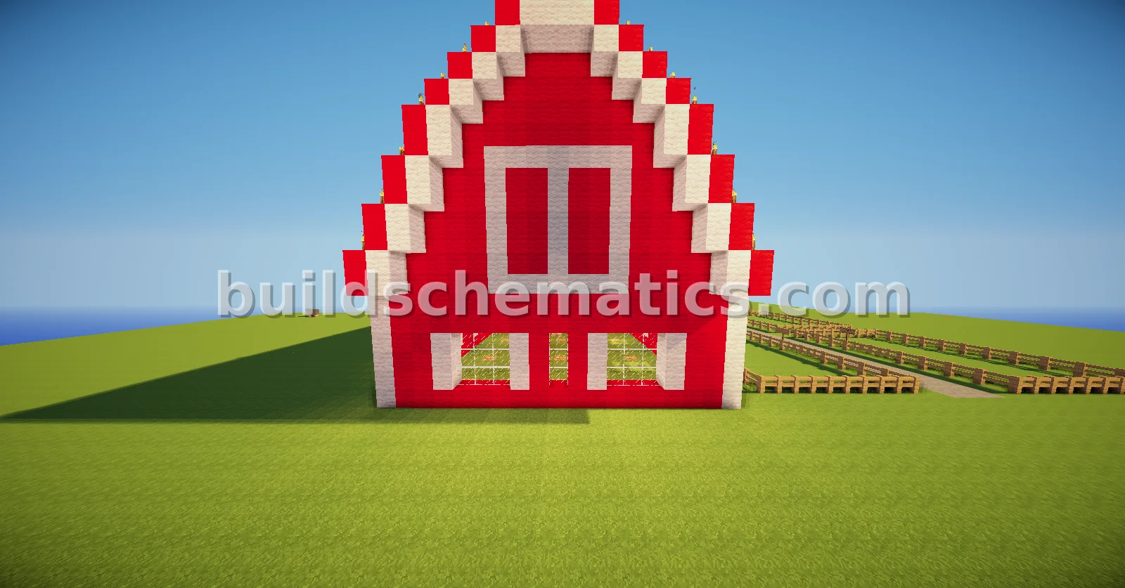 Modern Barn with Livestock Pens — view 4