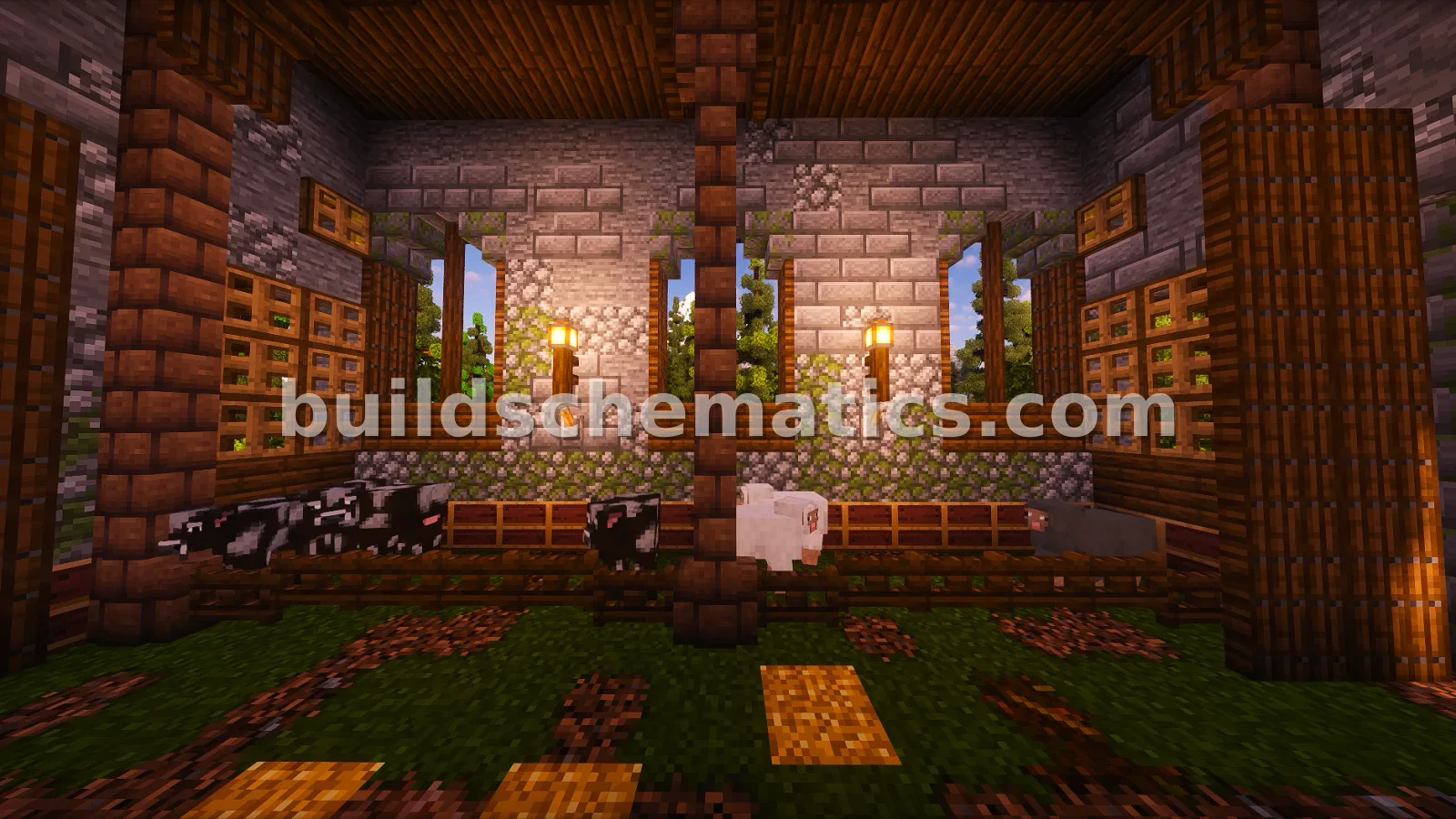 Village Barn Transformation Minecraft Build — view 2