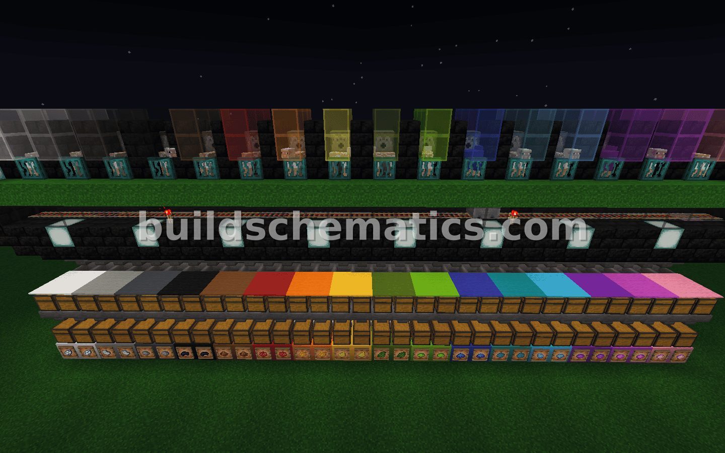 All Color Sheep Farm Schematic
