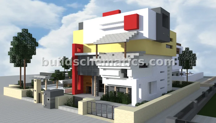 Modern Townhouse with Furniture