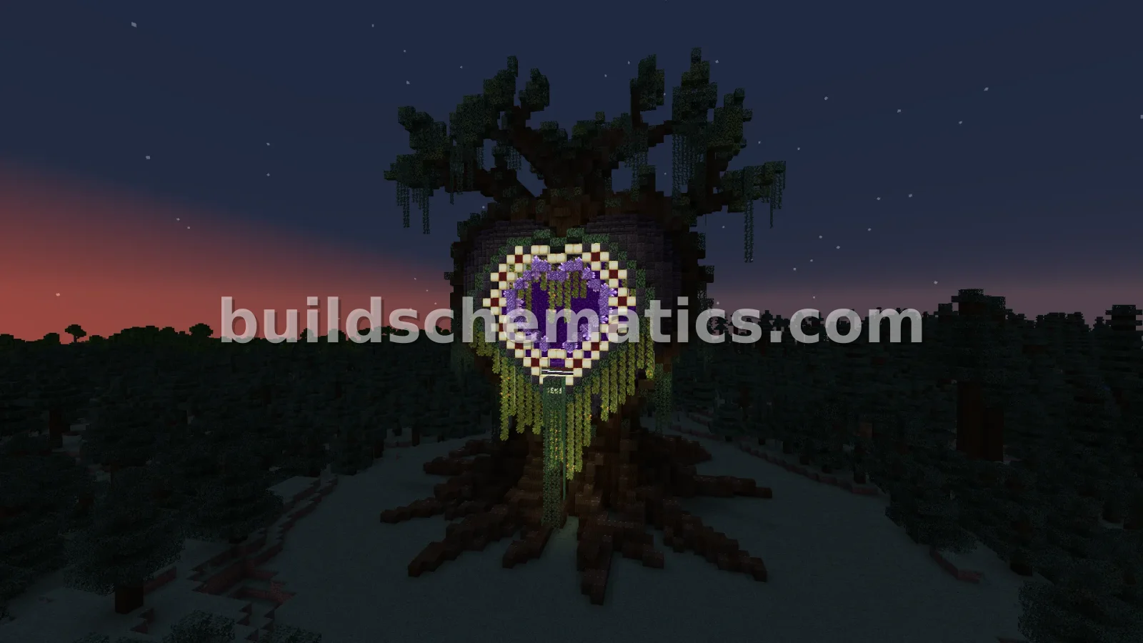 Heart Tree Nether Portal Statue — view 5