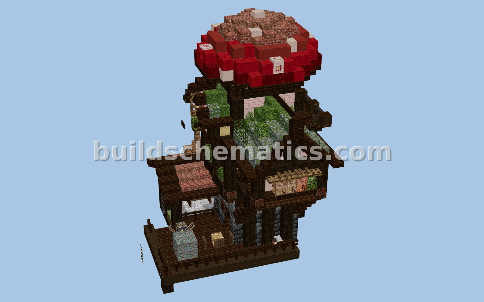 Mushroom Lookout Structure