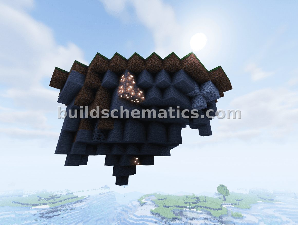 Small Floating Island Base — view 2