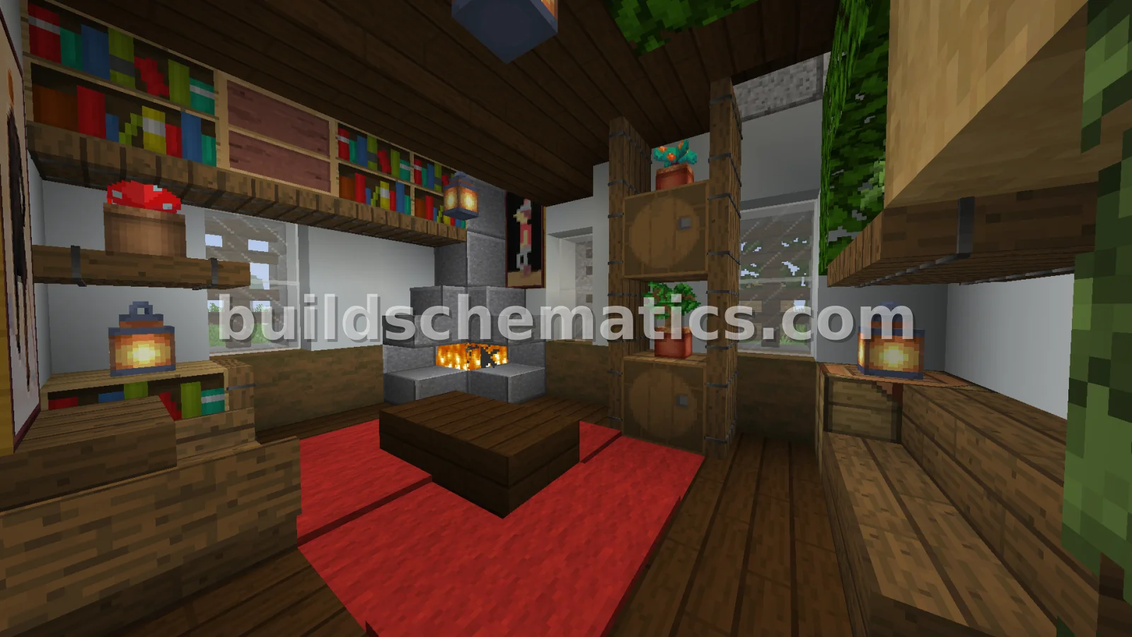 Small Medieval House With Interior — view 2