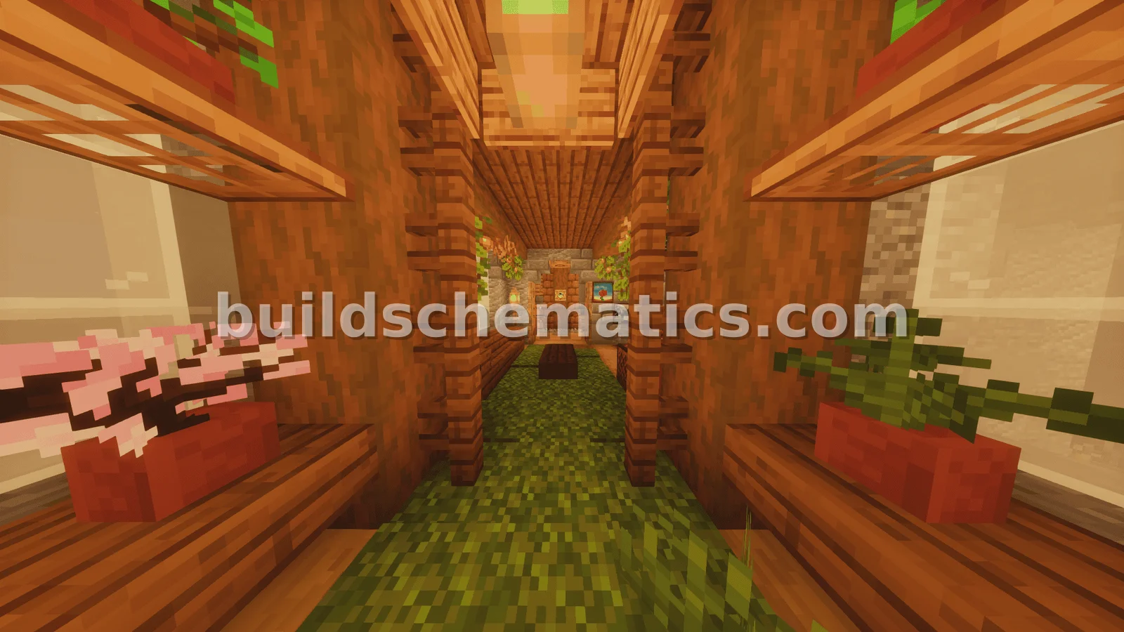 Stone Rural House For Minecraft — view 2
