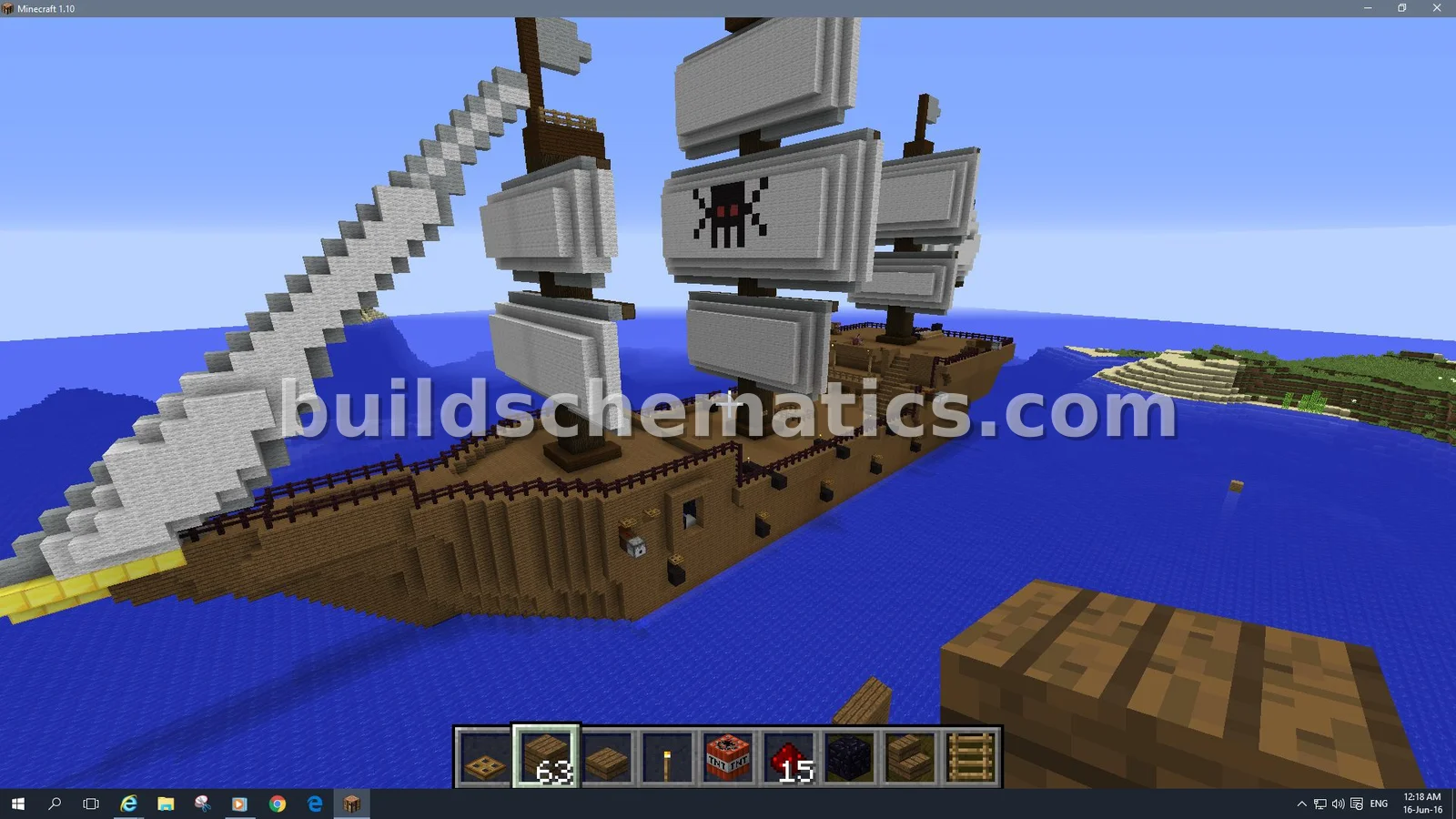 Pirate Ship with Cannons