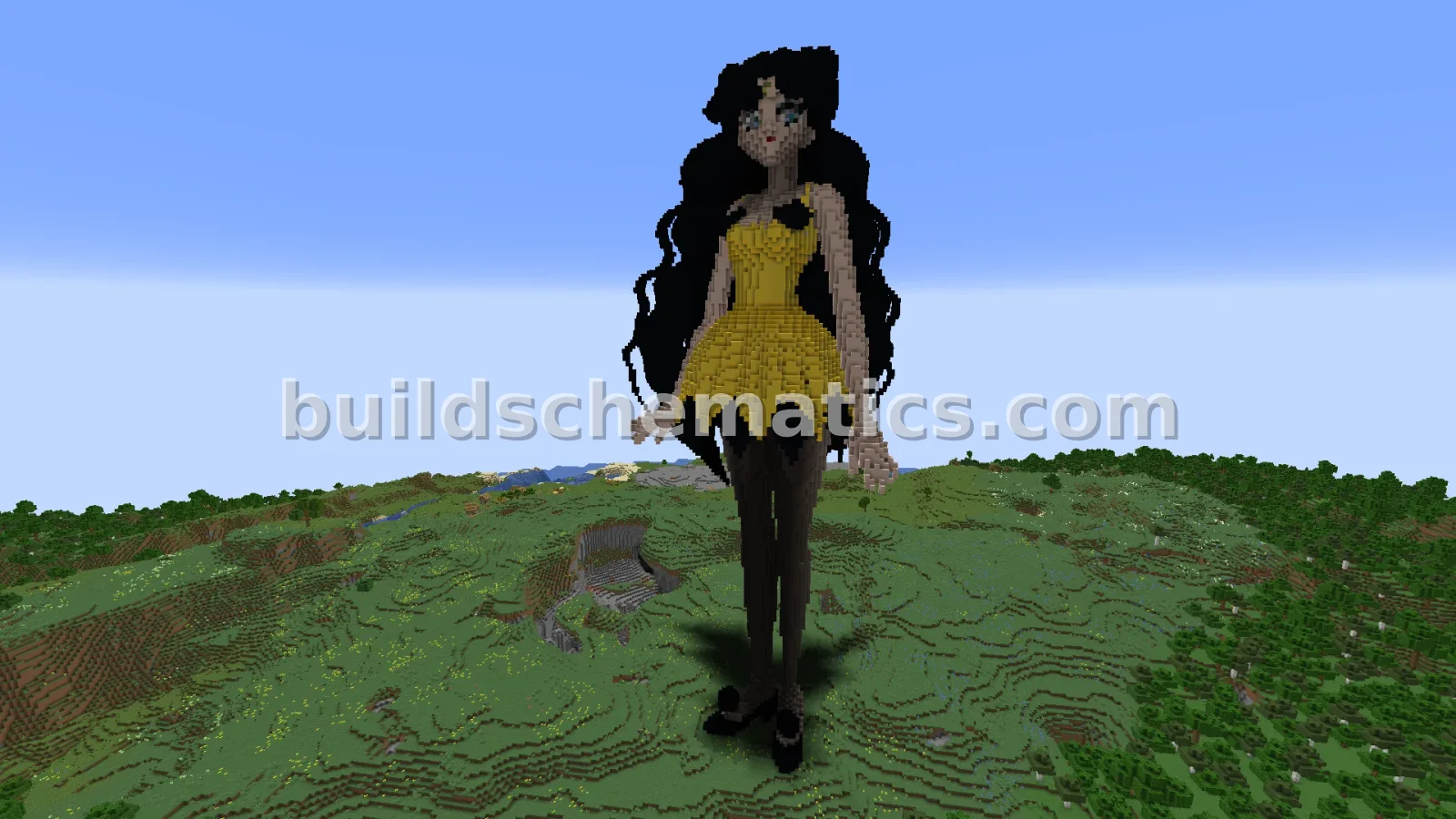 Luna Human Form Statue Decoration
