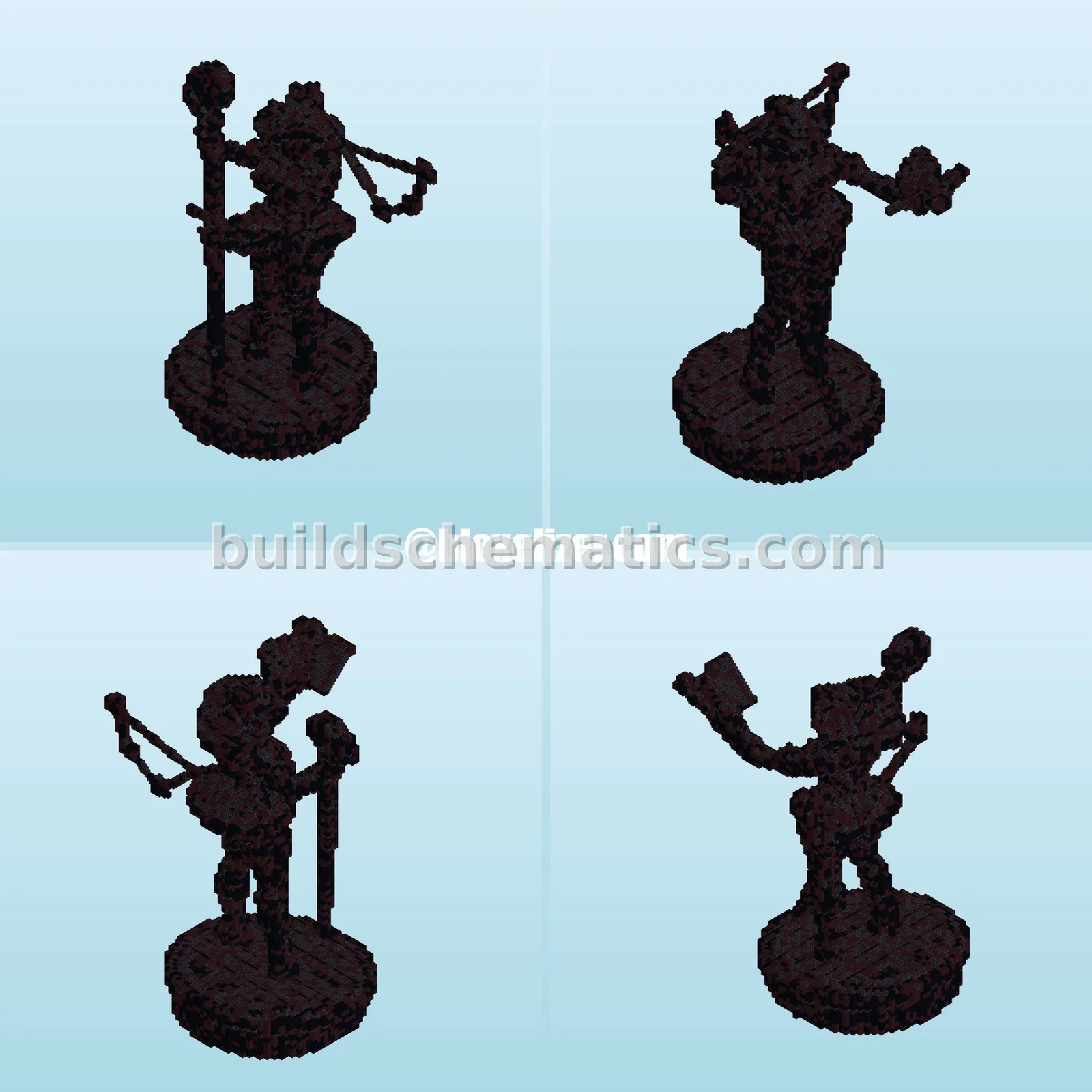 Fantasy Mage Statue