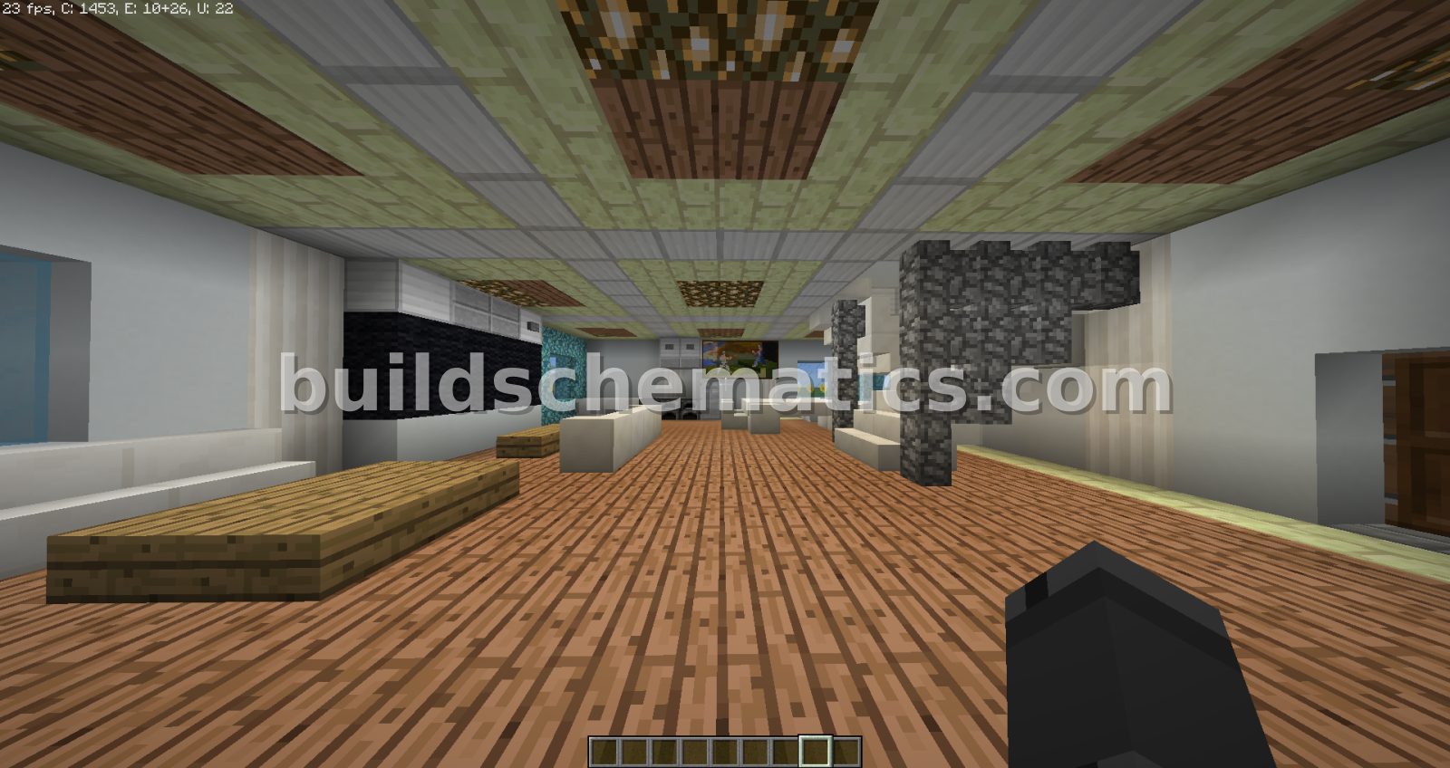 Modern Home With Garage — view 2