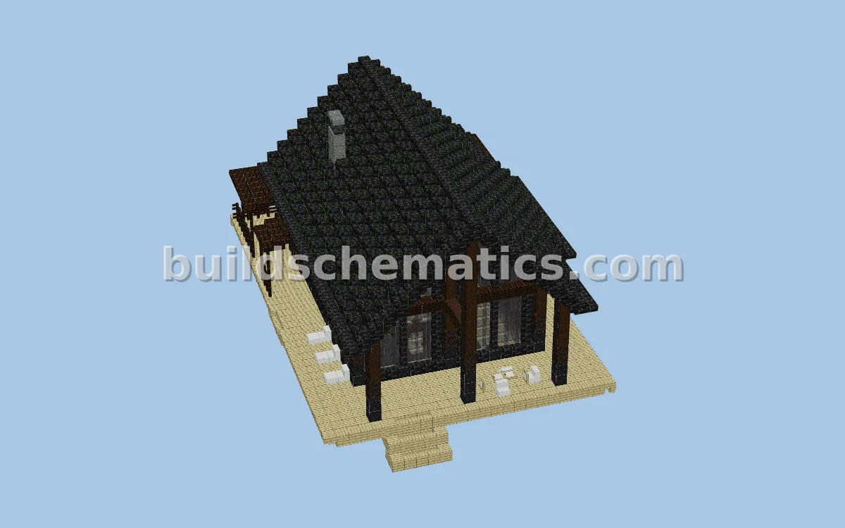 Rustic A Frame Cabin