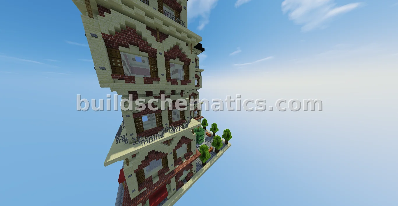 Parisian Apartments with Shops and Garden — view 3