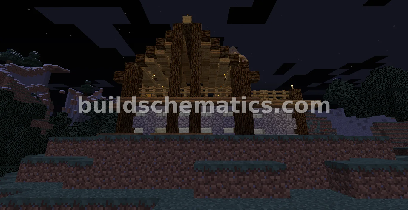 Skyrim Style Lumber Mill — view 4