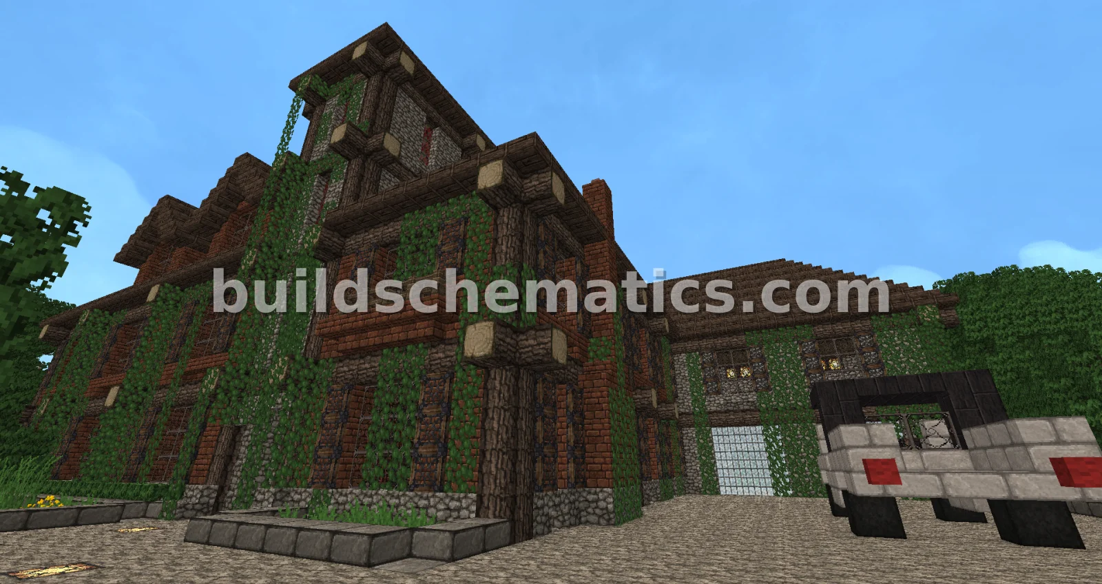 English Manor House with Towers — view 2