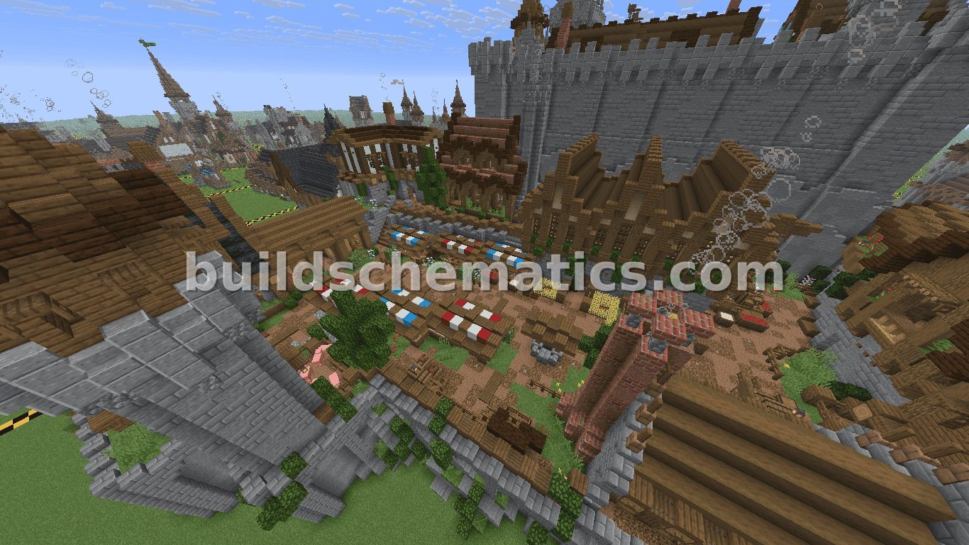 Medieval Village Fortress — view 2