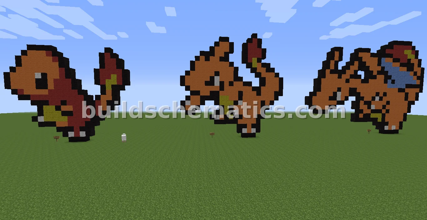 Pokemon Evolutions Pixel Art