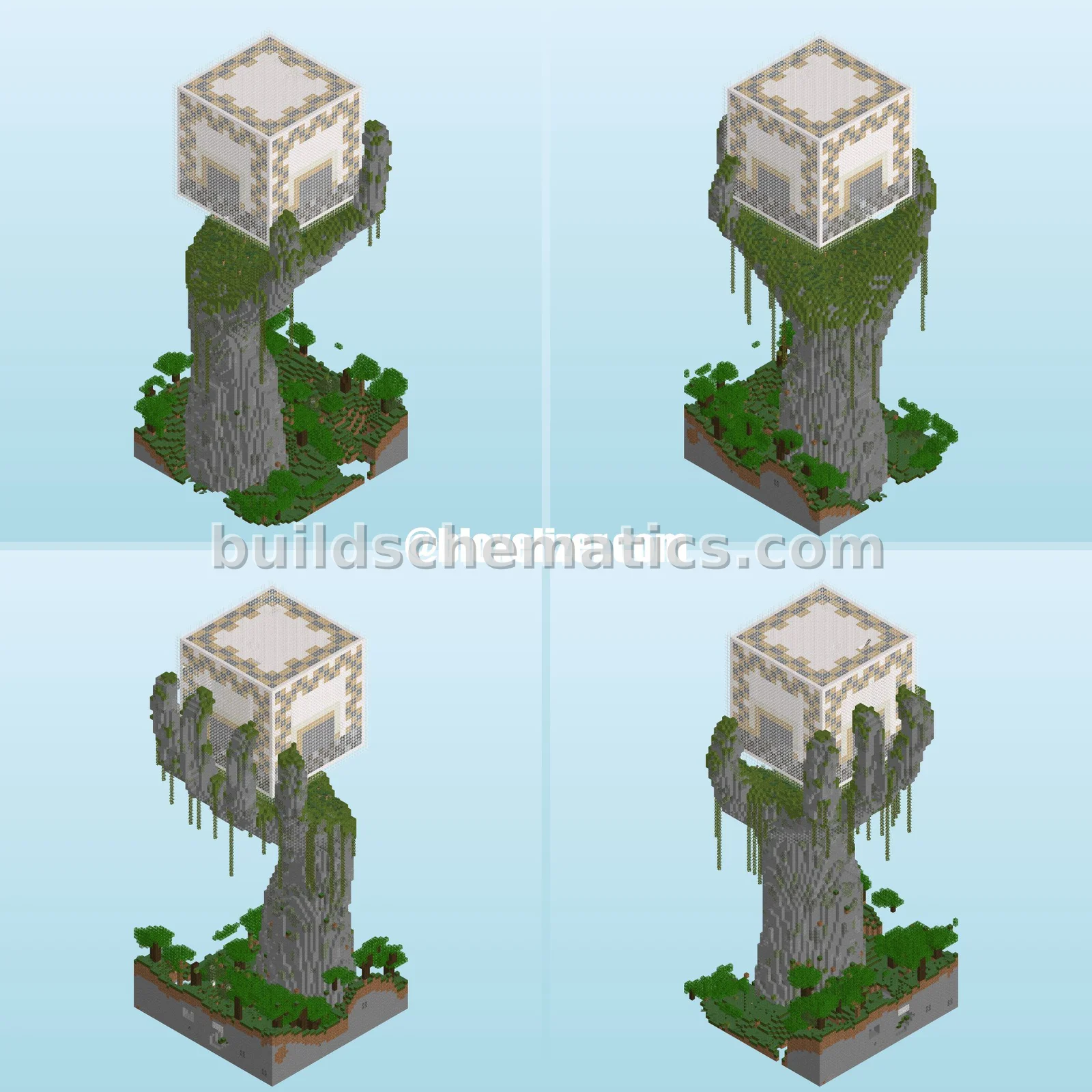 Hand Holding Shulker Box Statue