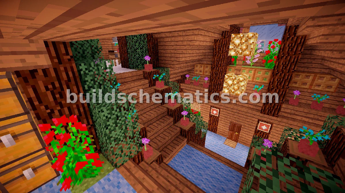 Decorated Minecraft House — view 4