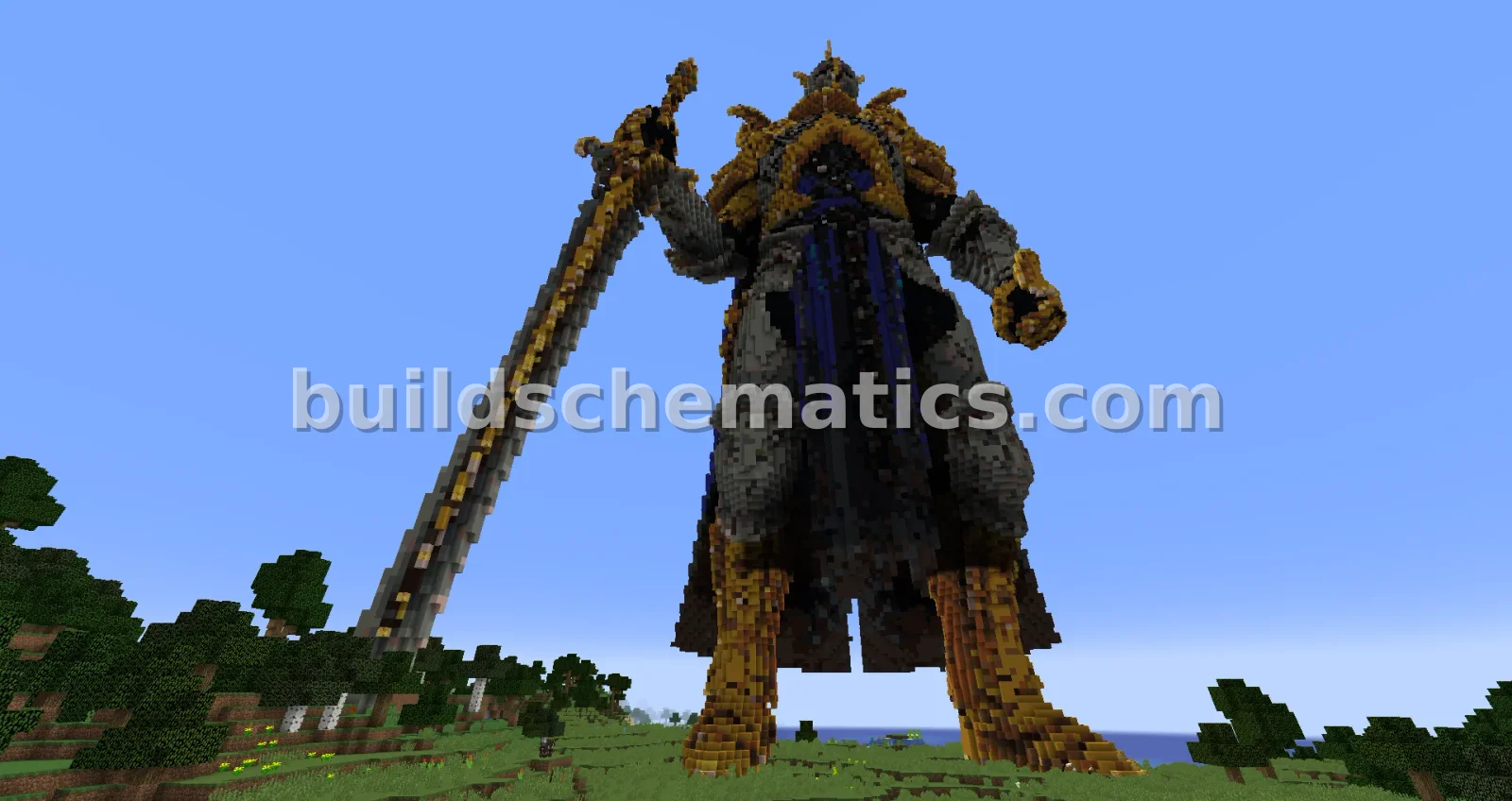 God Level Knight Statue — view 5