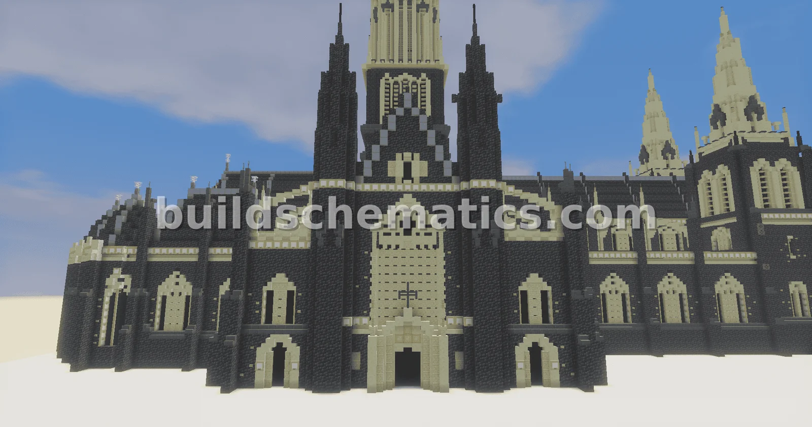 Gothic Medieval Cathedral Structure — view 3