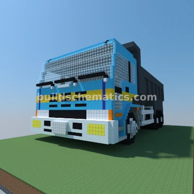 Pixel Art Dump Truck