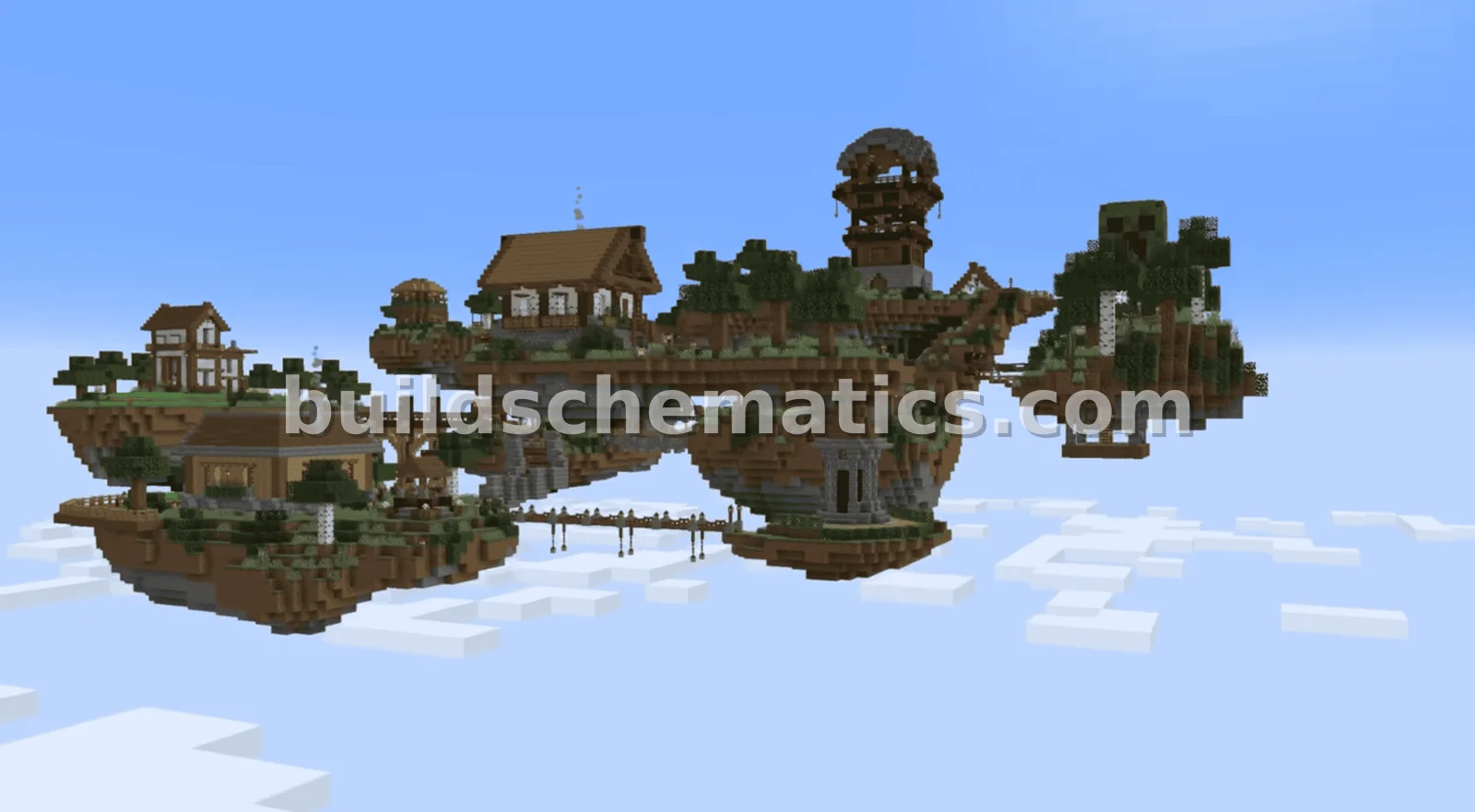 Sky Civilization Minecraft Build
