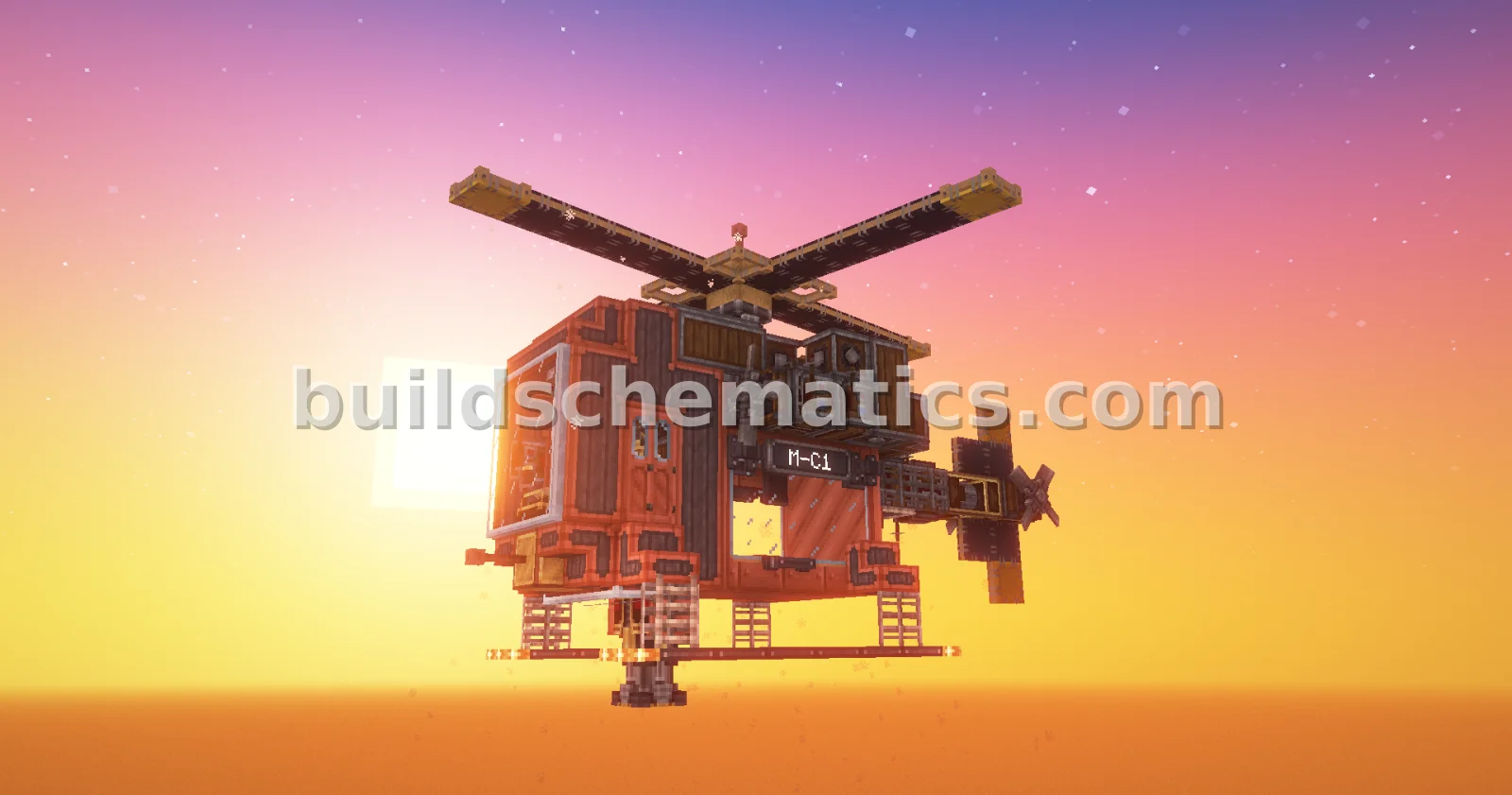 Cargo Mosquito Liquid Transport Helicopter