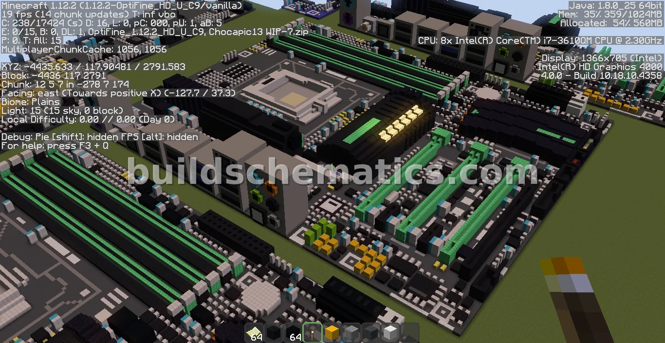 Gigabyte Intel X58-G1 Sniper Motherboard Pixel Art
